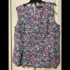 Plus size sleeveless top